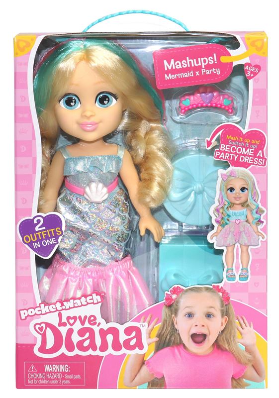 Love Diana S2, 33 cm Value Doll - Mermaid