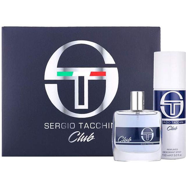 Sergio Tacchini Club Gavesæt 50ml EDT + 150ml Deodorant Spray